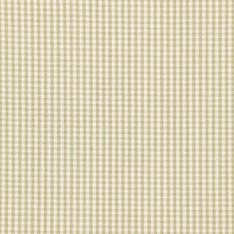 Barnet Cotton Check fabric in flax color - pattern number 64620 - by Schumacher in the Chroma collection