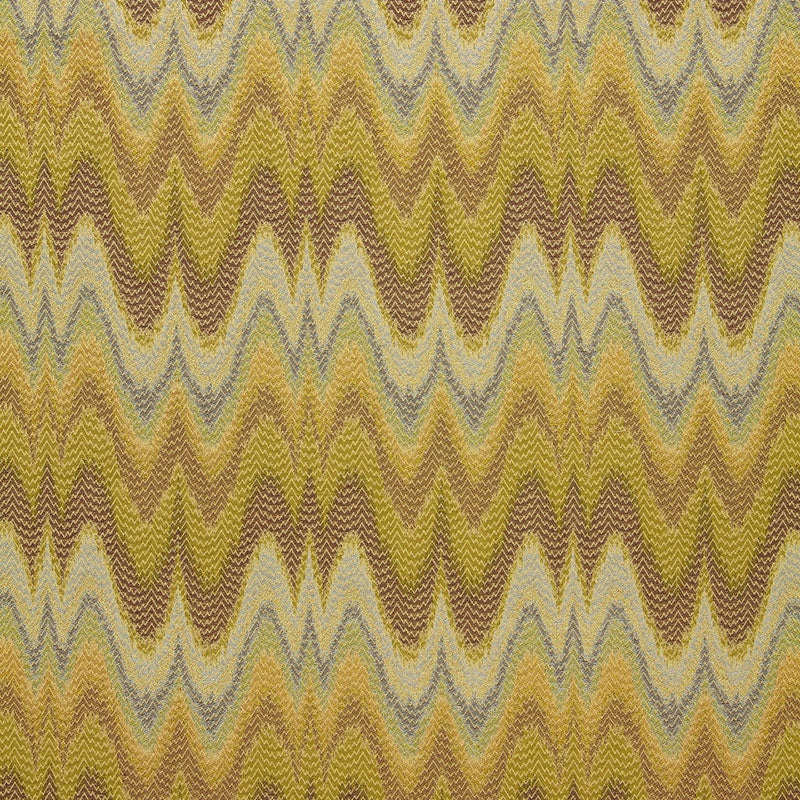 Florentine Bargello fabric in olivine color - pattern number 64662 - by Schumacher in the Chroma collection