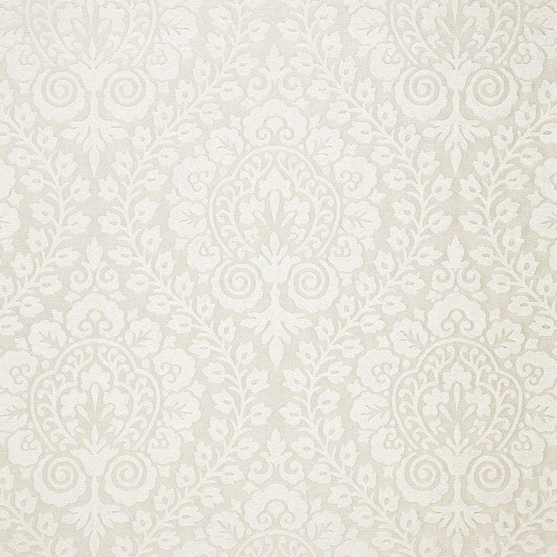 Amalfi Damask Indoor Outdoor fabric in natural color - pattern number 64690 - by Schumacher in the Cote D&