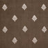 Lorenzo Embroidery fabric in coffee bean color - pattern number 64722 - by Schumacher in the Chroma collection