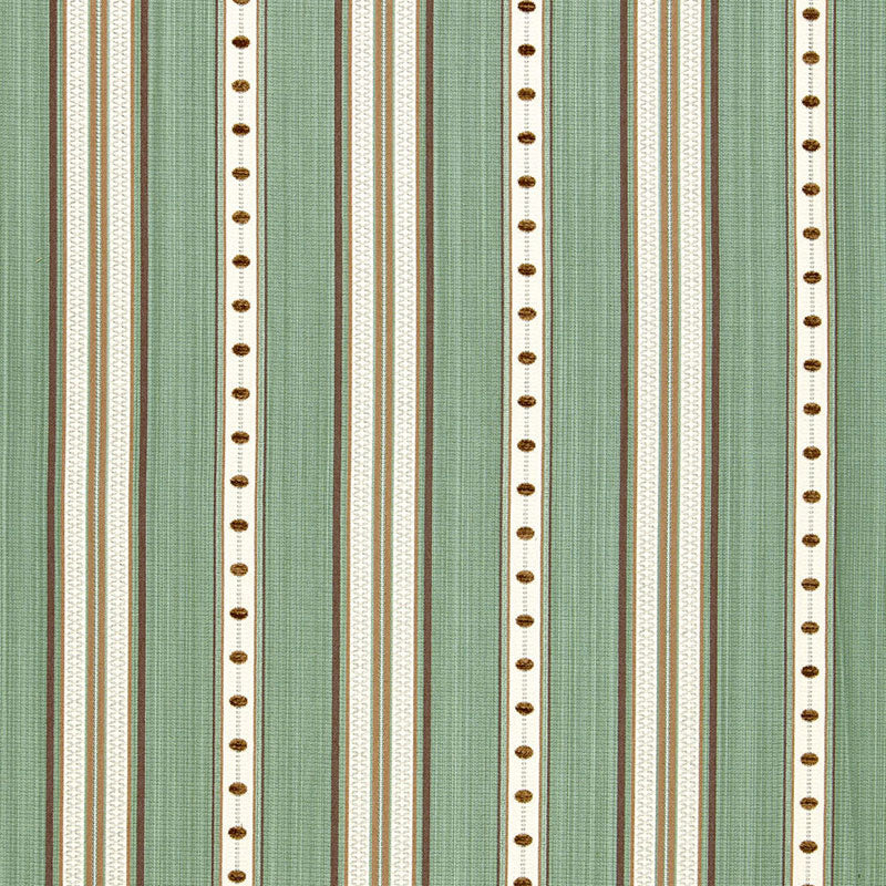 Francesca Stripe fabric in aqua color - pattern number 64753 - by Schumacher in the Chroma collection