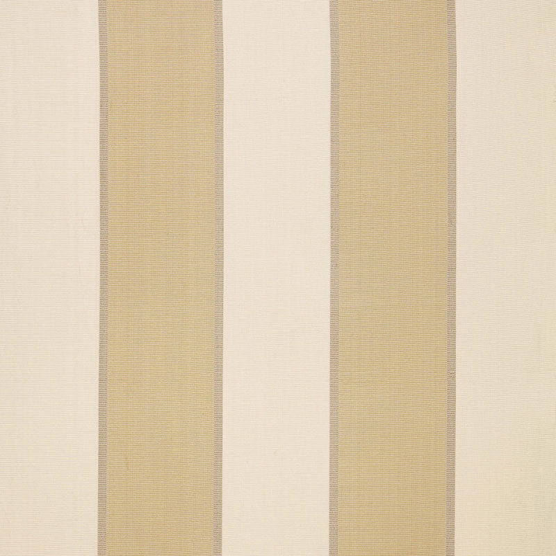 Montebello Stripe fabric in champagne color - pattern number 64780 - by Schumacher in the Chroma collection