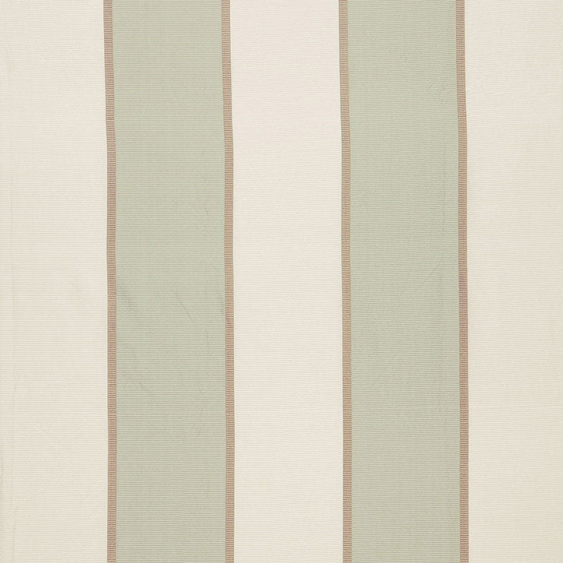 Montebello Stripe fabric in pearl color - pattern number 64781 - by Schumacher in the Chroma collection