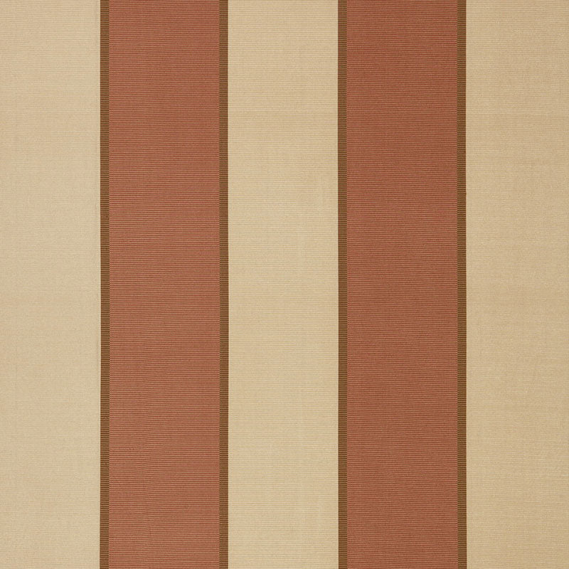 Montebello Stripe fabric in tuscan color - pattern number 64782 - by Schumacher in the Chroma collection