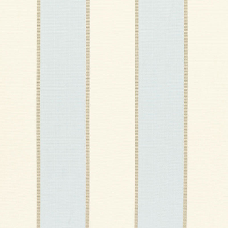 Montebello Stripe fabric in azure color - pattern number 64786 - by Schumacher in the Chroma collection