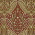 Maharajah Crewel Embroidery fabric in pompeii color - pattern number 64811 - by Schumacher in the Crewel Collection collection