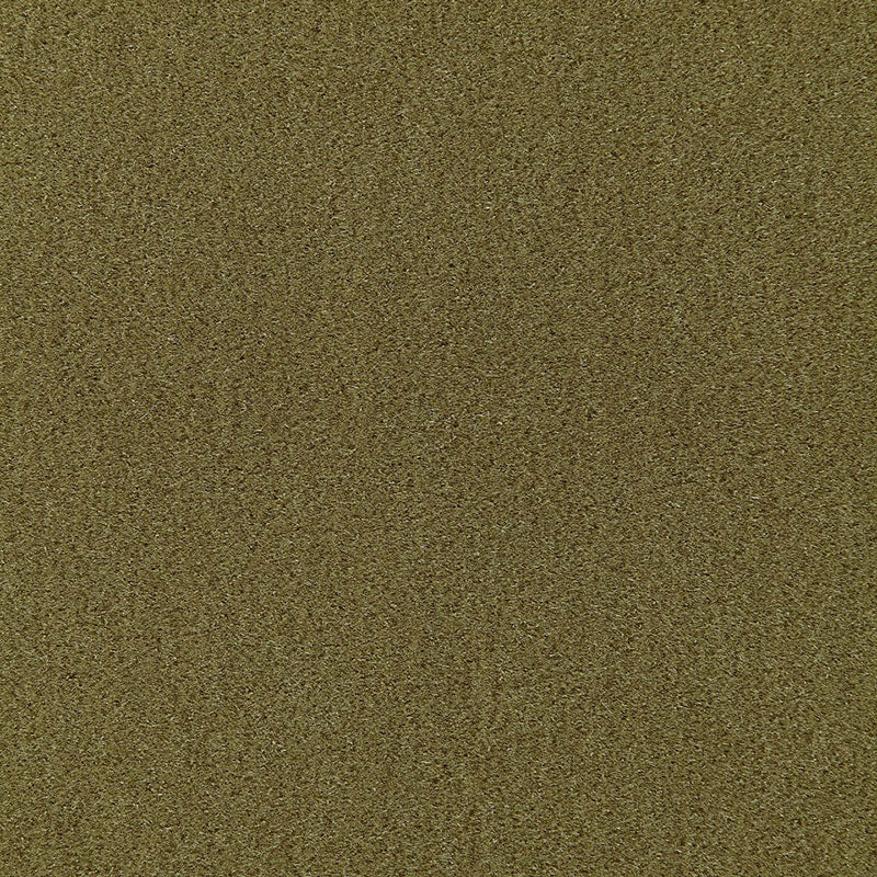 Palermo Mohair Velvet fabric in olive color - pattern number 64938 - by Schumacher in the Perfect Basics: Velvet collection