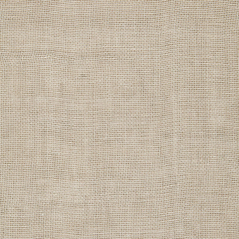 La Baux Sheer fabric in greige color - pattern number 65011 - by Schumacher in the Au Naturel collection