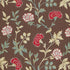 Sheridan Embroidery fabric in crimson color - pattern number 65660 - by Schumacher in the Chroma collection