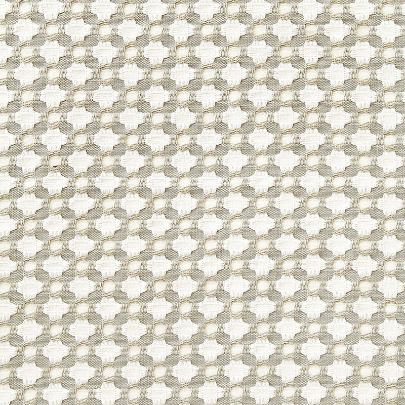 Betwixt fabric in stone white color - pattern number 65682 - by Schumacher in the Chroma collection