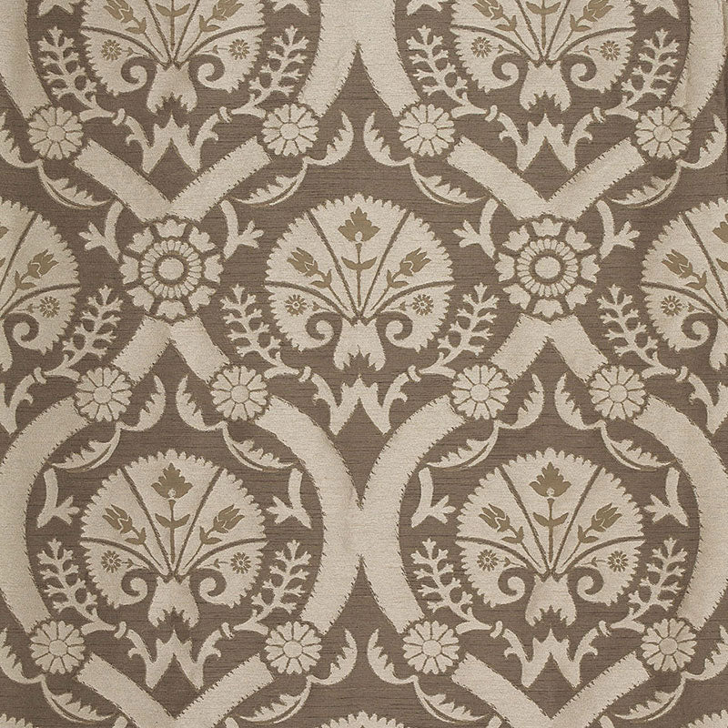 Taza Damask fabric in chanterelle color - pattern number 65772 - by Schumacher in the Chroma collection