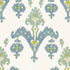 Raja Embroidery fabric in sky color - pattern number 65811 - by Schumacher in the Ottoman Chic collection