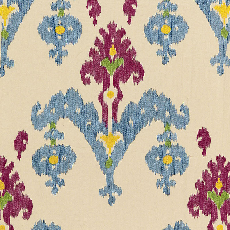Raja Embroidery fabric in jewel color - pattern number 65812 - by Schumacher in the Ottoman Chic collection