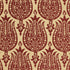 Izmir Chenille fabric in red earth color - pattern number 65862 - by Schumacher in the Chroma collection
