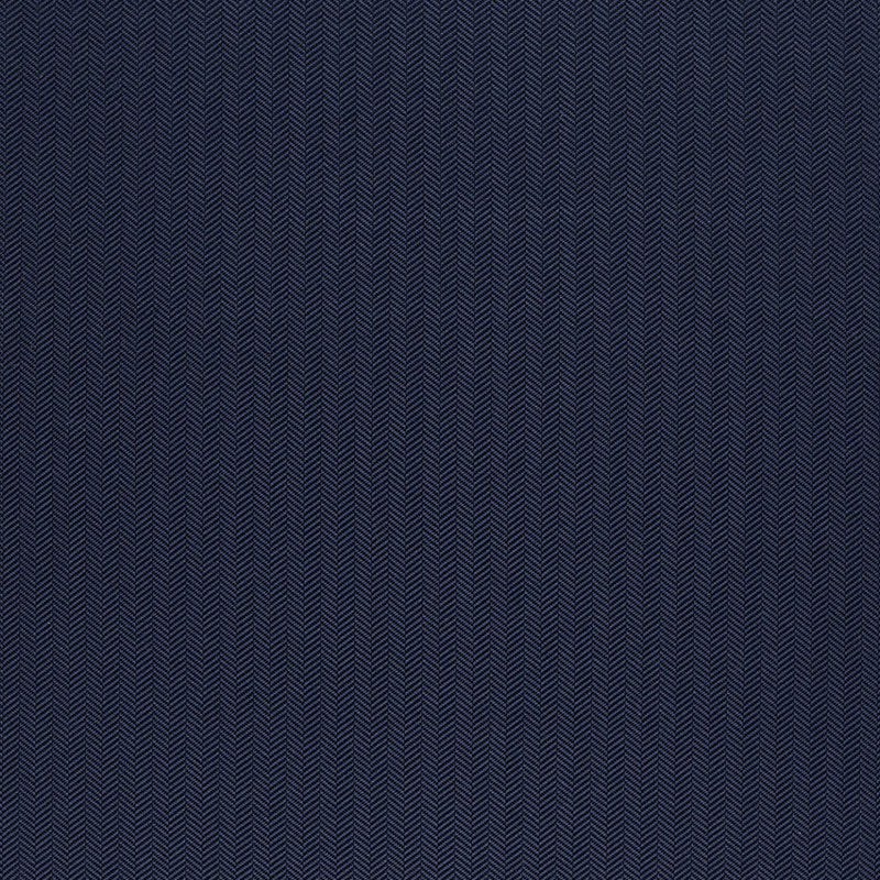 Paloma Herringbone fabric in navy color - pattern number 65940 - by Schumacher in the Cote D&