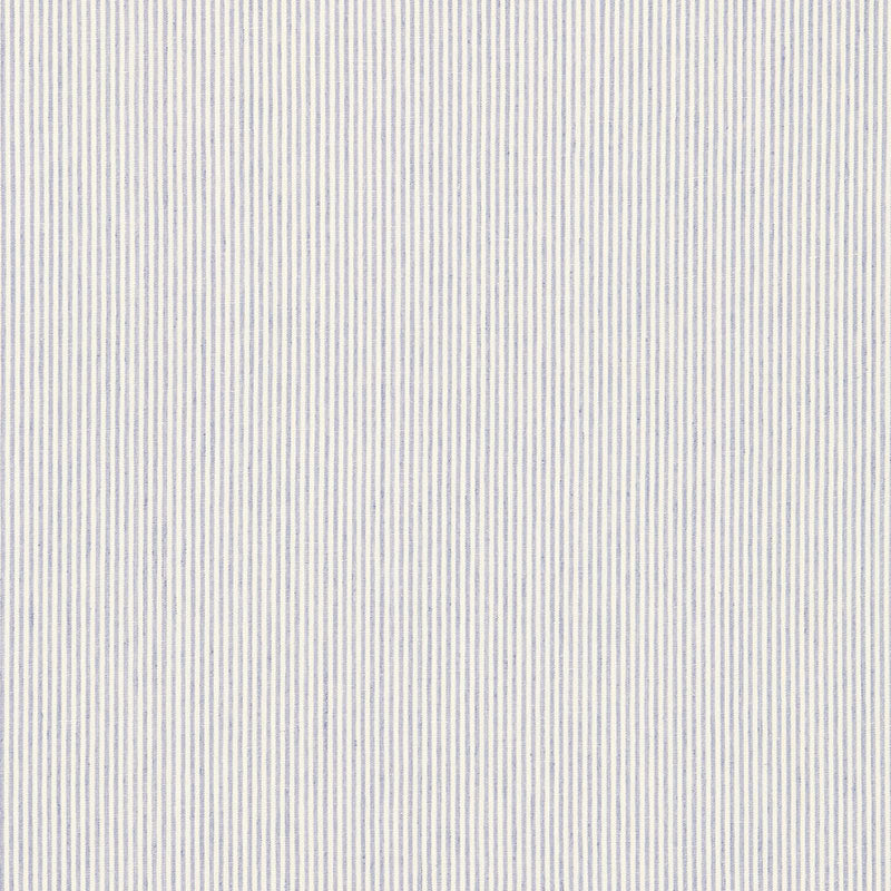 Wesley Ticking Stripe fabric in delft color - pattern number 65983 - by Schumacher in the Sea Island Stripe collection