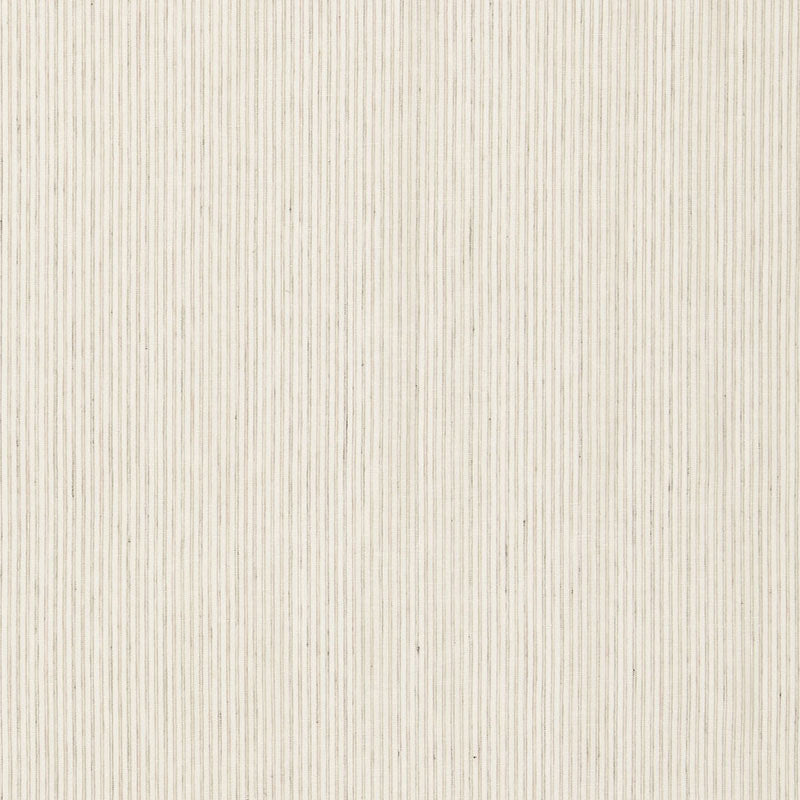Mackay Linen Stripe Sheer fabric in pebble color - pattern number 65992 - by Schumacher in the Essentials: Sheers &amp; Casements collection