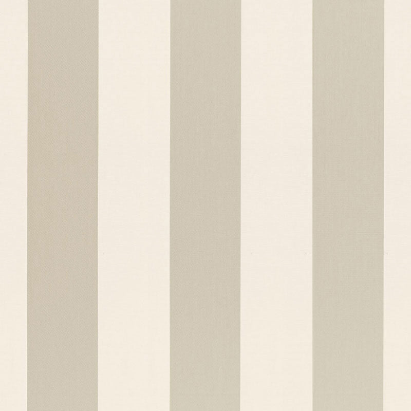 Beaufort Awning Stripe fabric in platinum color - pattern number 66040 - by Schumacher in the Sea Island Stripe collection