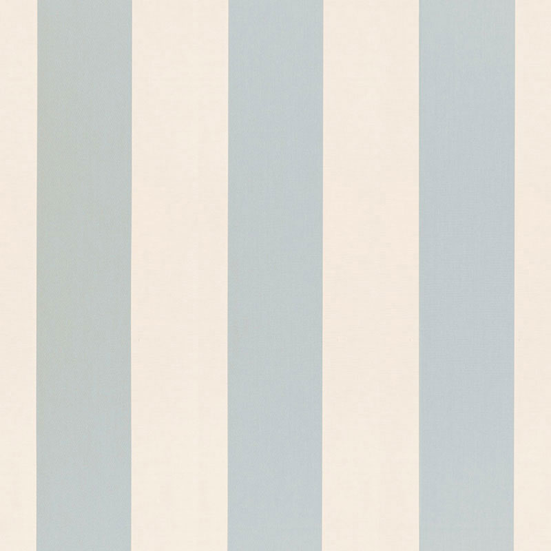 Beaufort Awning Stripe fabric in ciel color - pattern number 66041 - by Schumacher in the Sea Island Stripe collection