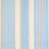 Summerville Linen Stripe fabric in sky color - pattern number 66094 - by Schumacher in the Stripes Revisits collection
