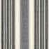 Summerville Linen Stripe fabric in black color - pattern number 66096 - by Schumacher in the Stripes Revisits collection