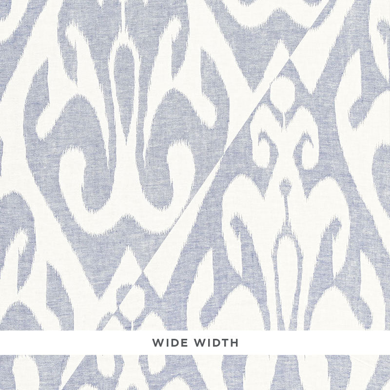 Tokat Weave fabric in indigo color - pattern number 66100 - by Schumacher in the Palazzo collection
