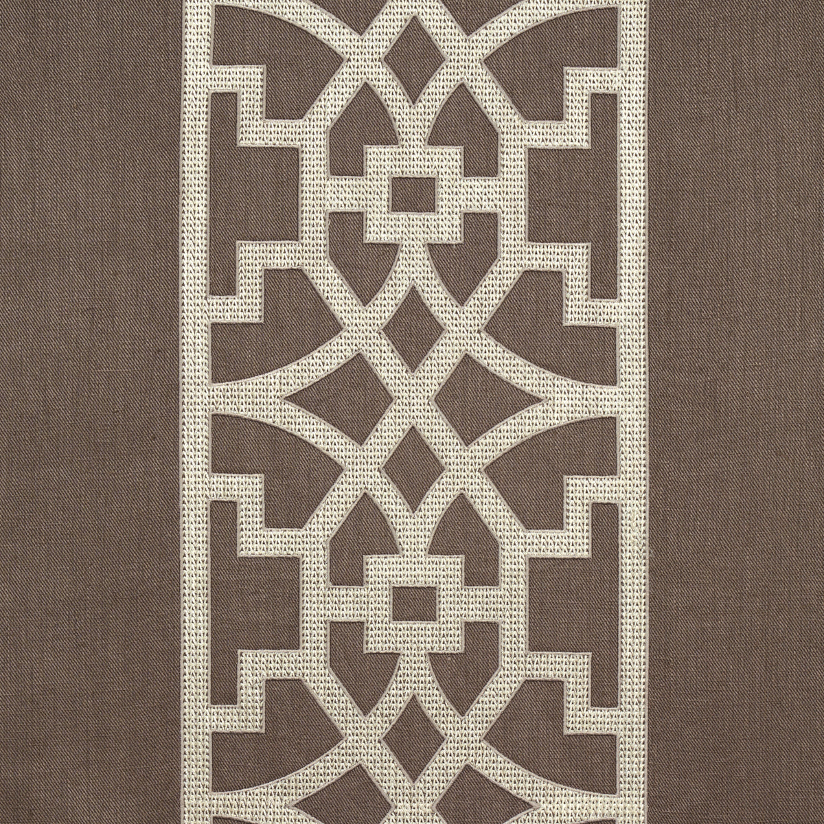 Dont Fret fabric in bittersweet color - pattern number 66182 - by Schumacher in the Mary Mcdonald collection