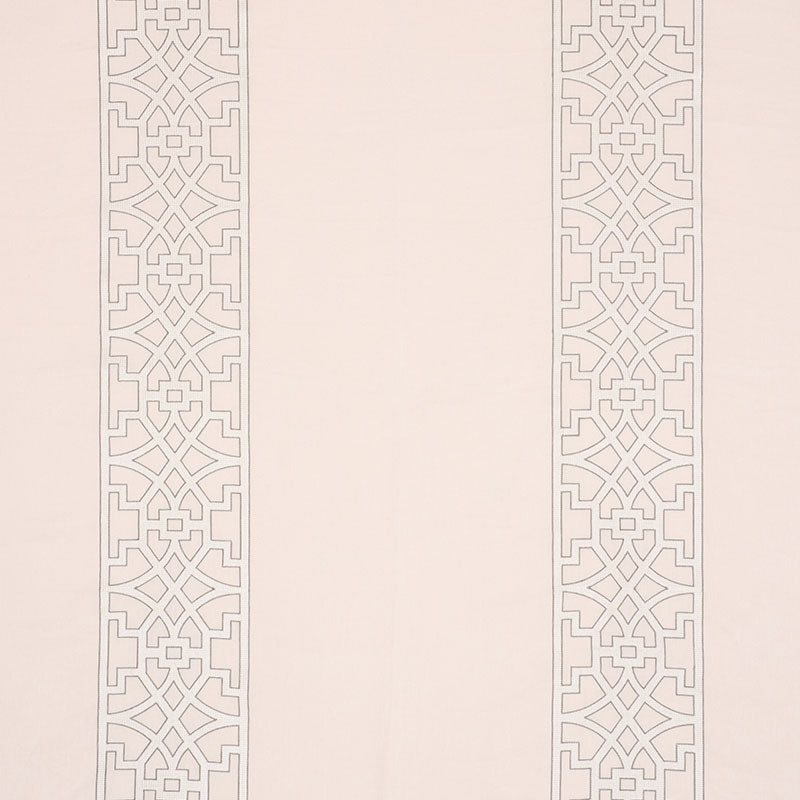 Dont Fret fabric in blush conch color - pattern number 66183 - by Schumacher in the Sheers &amp; Casements III collection