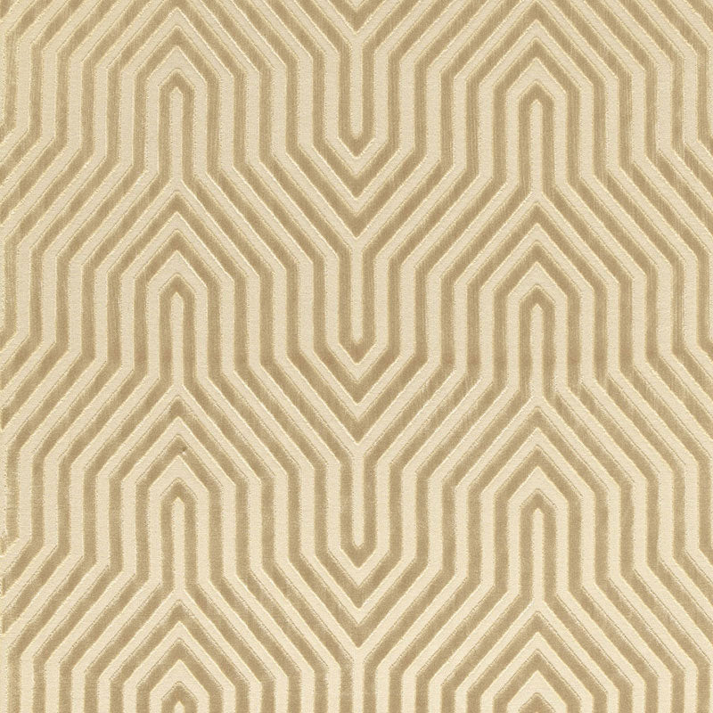 Vanderbilt Velvet fabric in greige color - pattern number 66191 - by Schumacher in the Mary Mcdonald collection