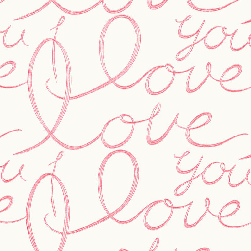Love fabric in pink lemonade color - pattern number 66202 - by Schumacher in the Flight of Fancy collection