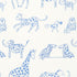 Jungle Jubilee fabric in sky color - pattern number 66251 - by Schumacher in the Flight of Fancy collection