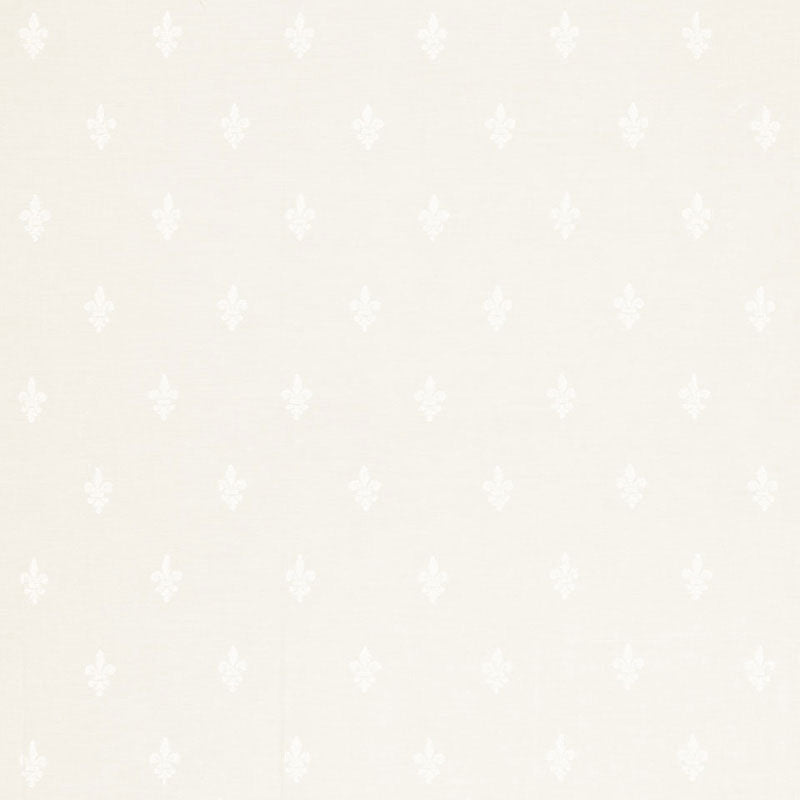 Fleur De Lys Sheer fabric in ivory color - pattern number 66290 - by Schumacher in the Radiance Sheers &amp; Casements collection