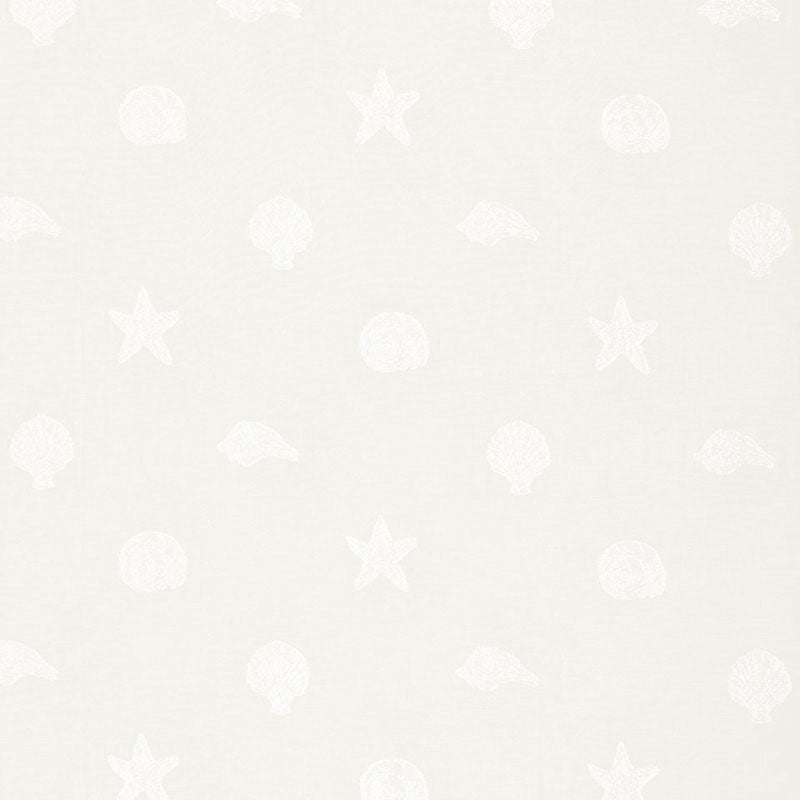 Sanibel Sheer fabric in ivory color - pattern number 66320 - by Schumacher in the Radiance Sheers &amp; Casements collection