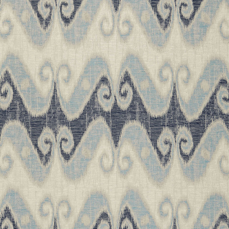 Tali Weave fabric in indigo color - pattern number 66352 - by Schumacher in the Palazzo collection