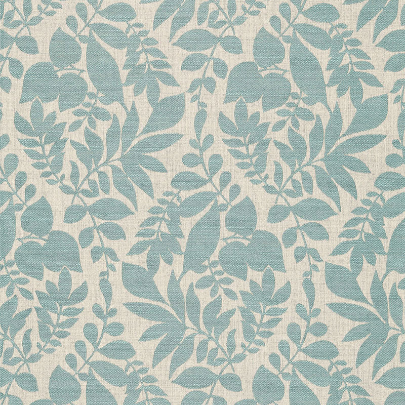 Bruxelles Weave fabric in azure color - pattern number 66522 - by Schumacher in the Courtrai collection