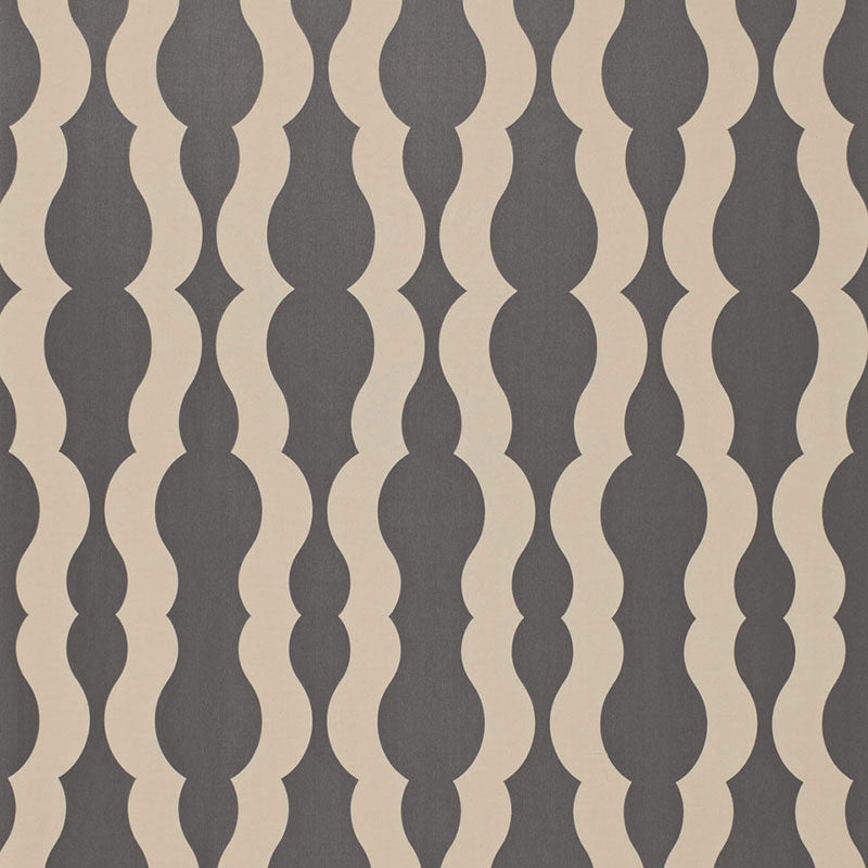 Villeroux Weave fabric in charcoal color - pattern number 66570 - by Schumacher in the Courtrai collection