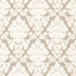 Montalcino Applique Damask fabric in linen color - pattern number 66590 - by Schumacher in the Palazzo collection