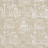 Bassano Embroidered Toile fabric in linen color - pattern number 66601 - by Schumacher in the Palazzo collection