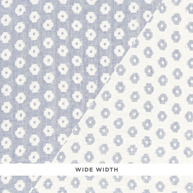 Timur Weave fabric in indigo color - pattern number 66612 - by Schumacher in the Palazzo collection