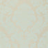 Firenze Linen Damask fabric in aqua color - pattern number 66631 - by Schumacher in the Palazzo collection