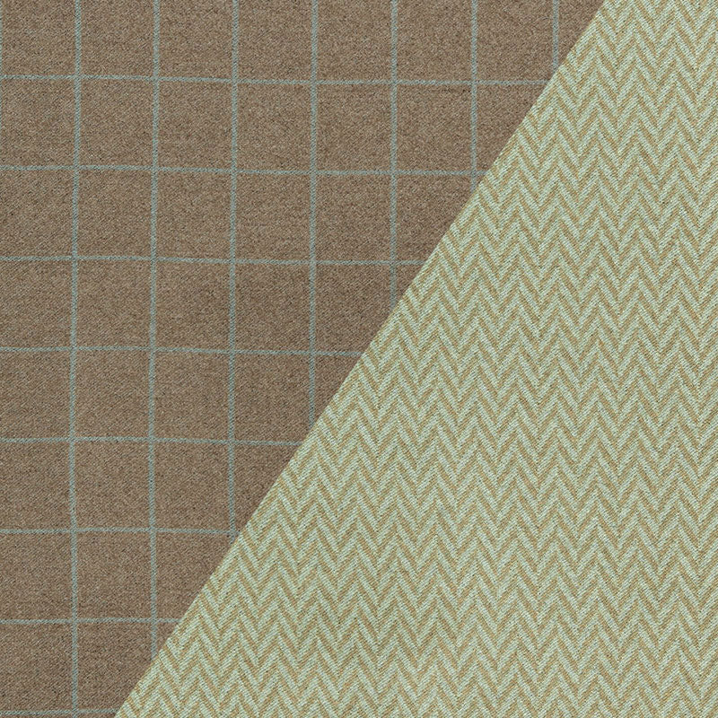 Colorado fabric in aqua  celadon color - pattern number 66650 - by Schumacher in the Luxe Lodge collection