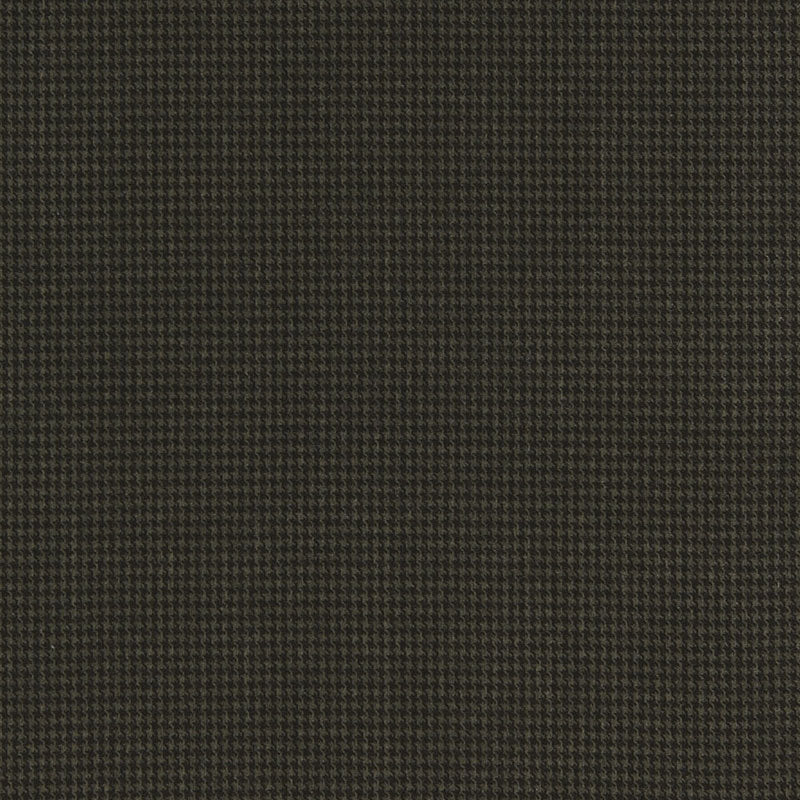 Dillon Velvet Houndstooth fabric in black walnut color - pattern number 66740 - by Schumacher in the Luxe Lodge collection