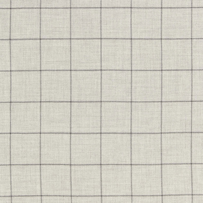 Bancroft Wool Plaid fabric in fog color - pattern number 66772 - by Schumacher in the Luxe Lodge collection
