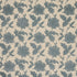 Moon Garden Embroidery fabric in blue color - pattern number 66853 - by Schumacher in the Orient Express collection