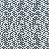 Ming Fret fabric in navy color - pattern number 66884 - by Schumacher in the Chroma collection