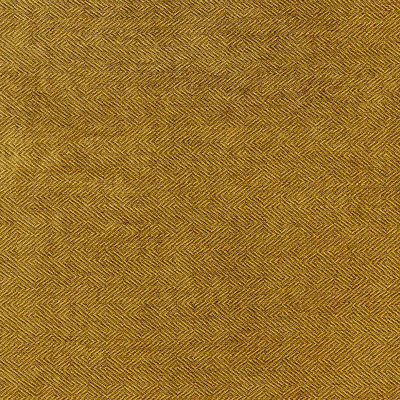 Ashcombe Chenille fabric in brass color - pattern number 66904 - by Schumacher in the Chroma collection