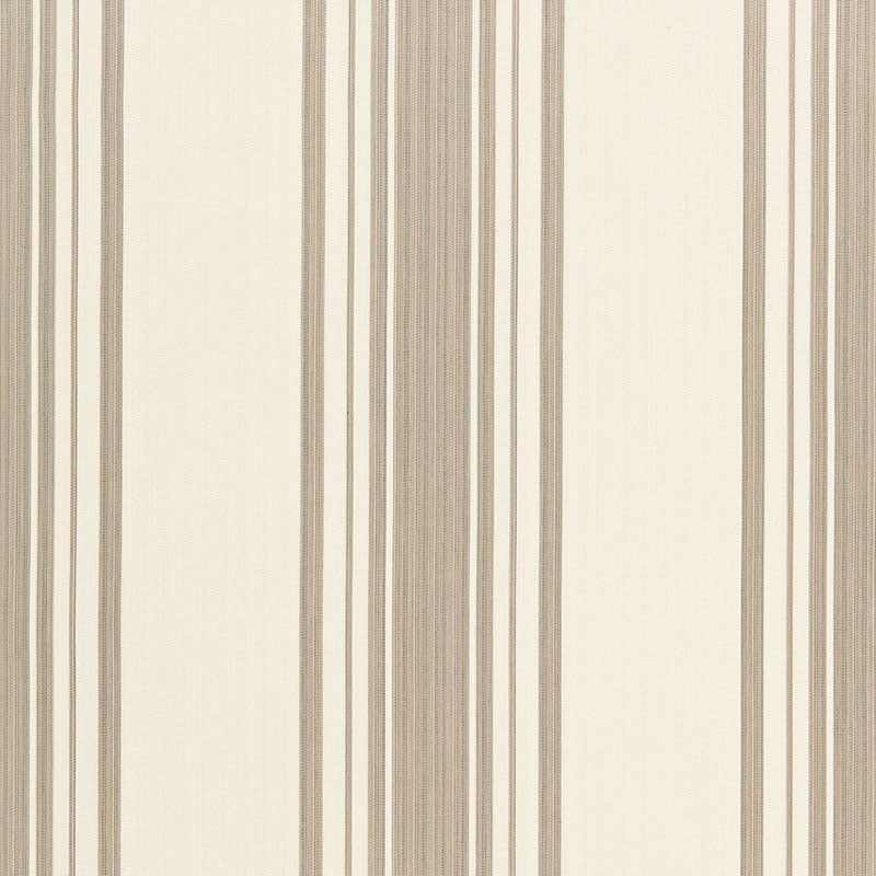 Carnegie Cotton Stripe fabric in chanterelle color - pattern number 67021 - by Schumacher in the Chroma collection