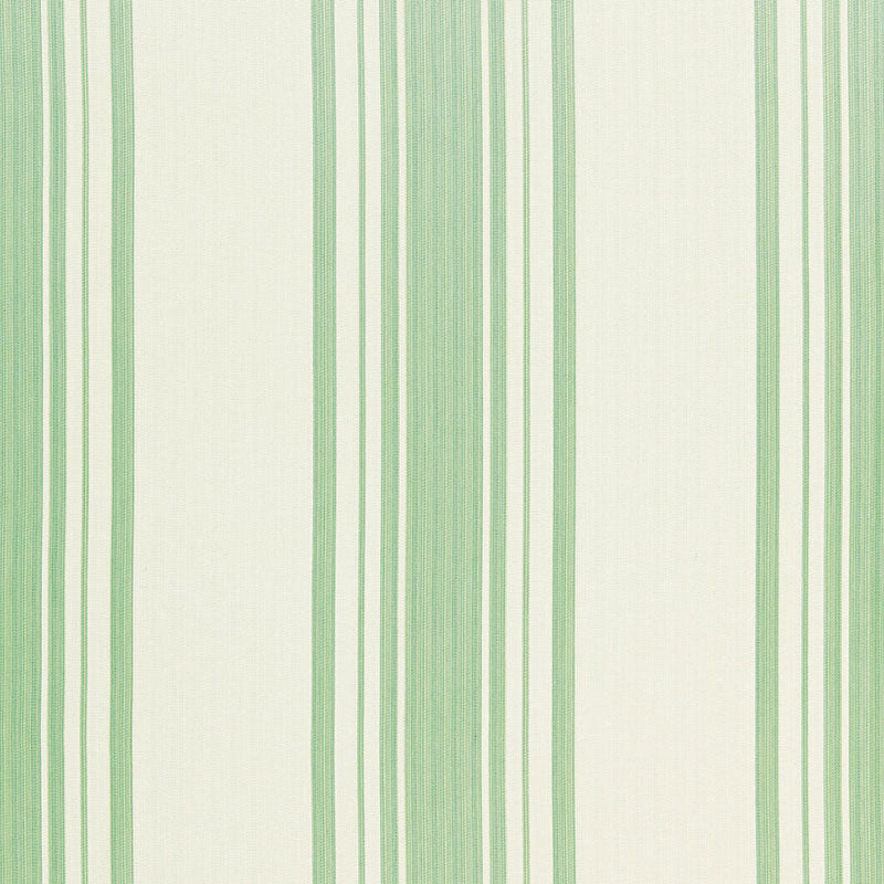 Carnegie Cotton Stripe fabric in robins egg color - pattern number 67023 - by Schumacher in the Chroma collection