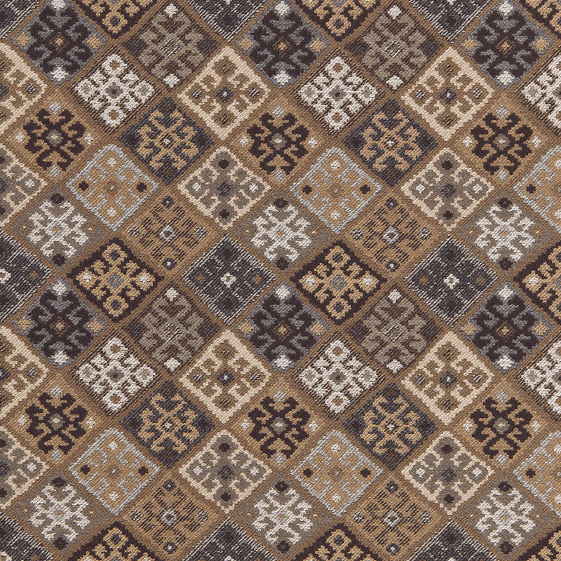 Kilim Weave fabric in buckskin color - pattern number 67140 - by Schumacher in the Luxe Lodge collection