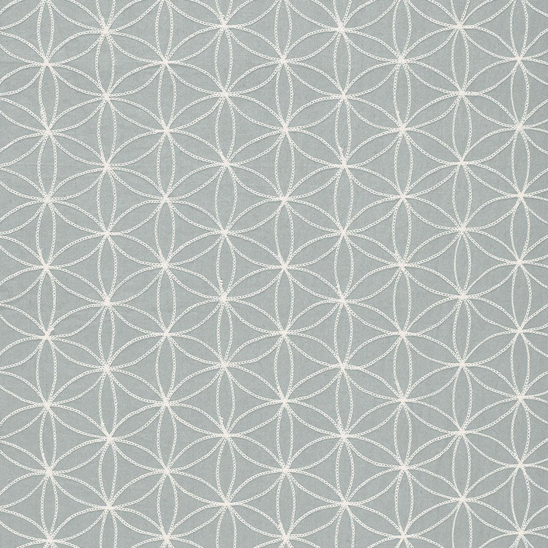 Kaleidoscope fabric in moonstone color - pattern number 67211 - by Schumacher in the Au Naturel collection